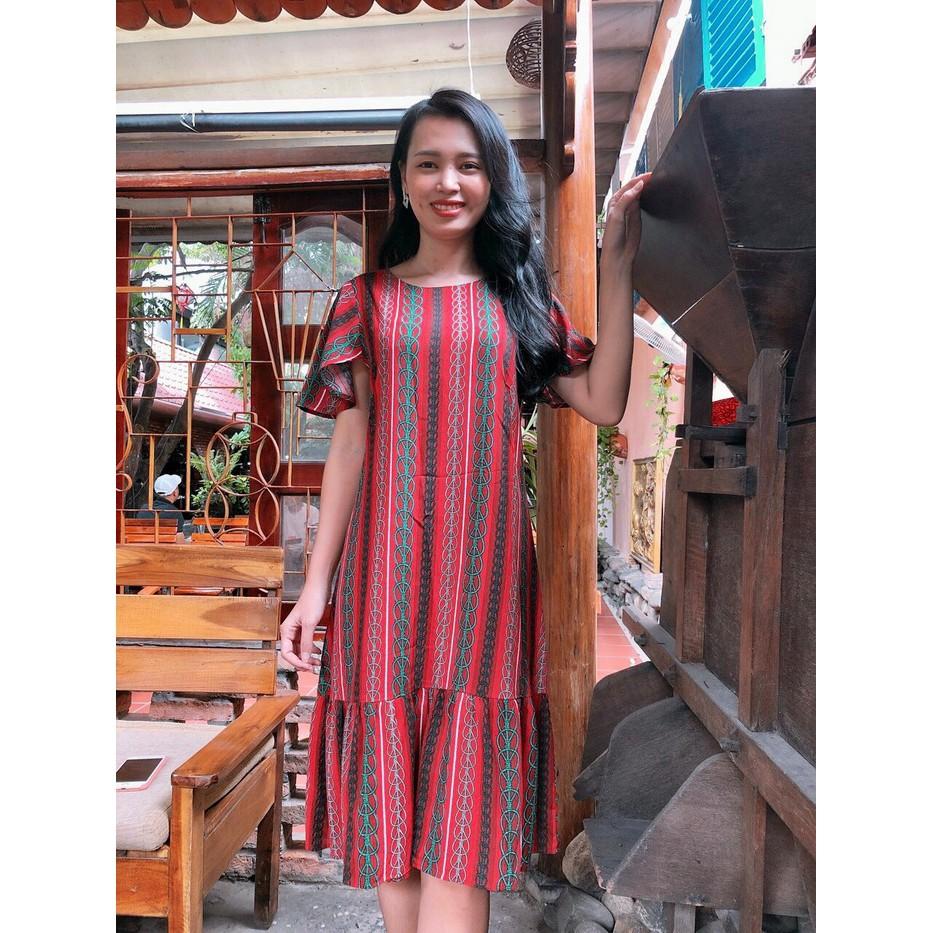 Đầm suông bèo nhún