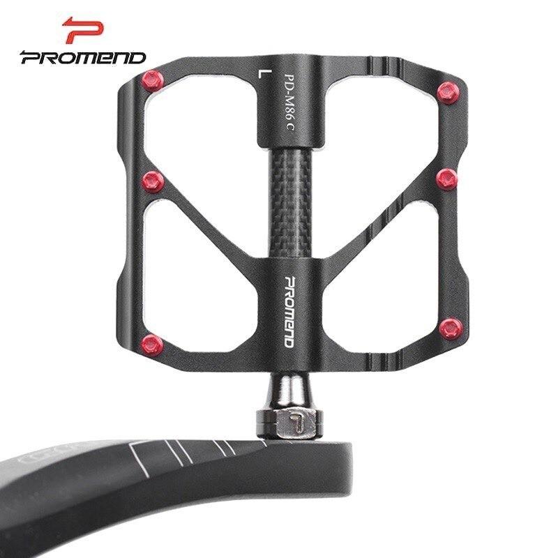 Pedal PROMEND PD- R87c/M86c Dành Cho Road, MTB Bàn Đạp Sợi Carbon , 3 Vòng Bi , Chống Trượt Siêu Nhẹ