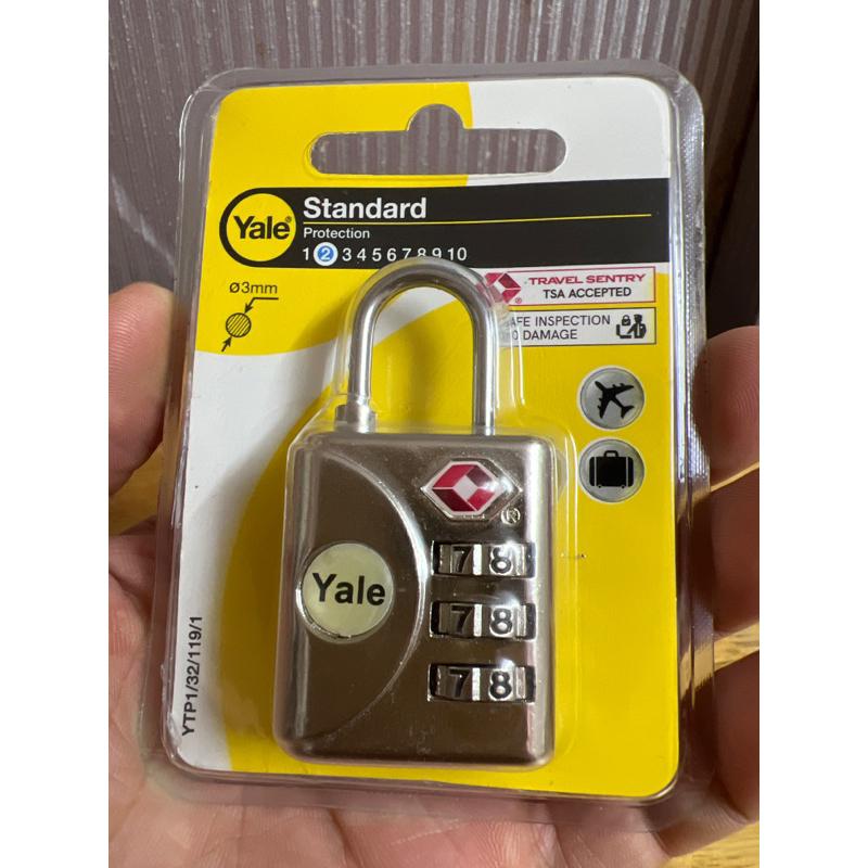 Ổ khóa số Yale YTP1/32/119/1 thân kẽm rộng 32mm có TSA dùng khóa vali hành lý - MSOFT