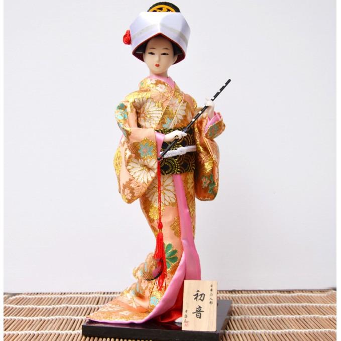KHO-HN * Búp bê Geisha cao 30cm mặc Kimono truyền thống - mẫu Y17