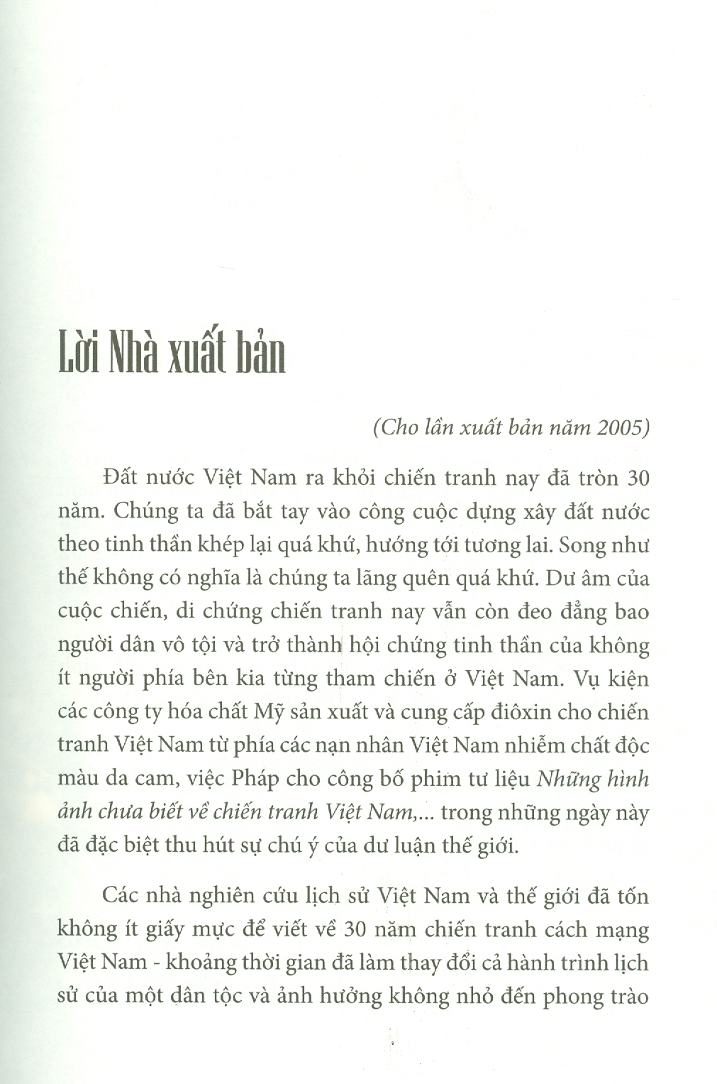 30 Năm Chiến Tranh Cách Mạng Việt Nam - Hỏi & Đáp