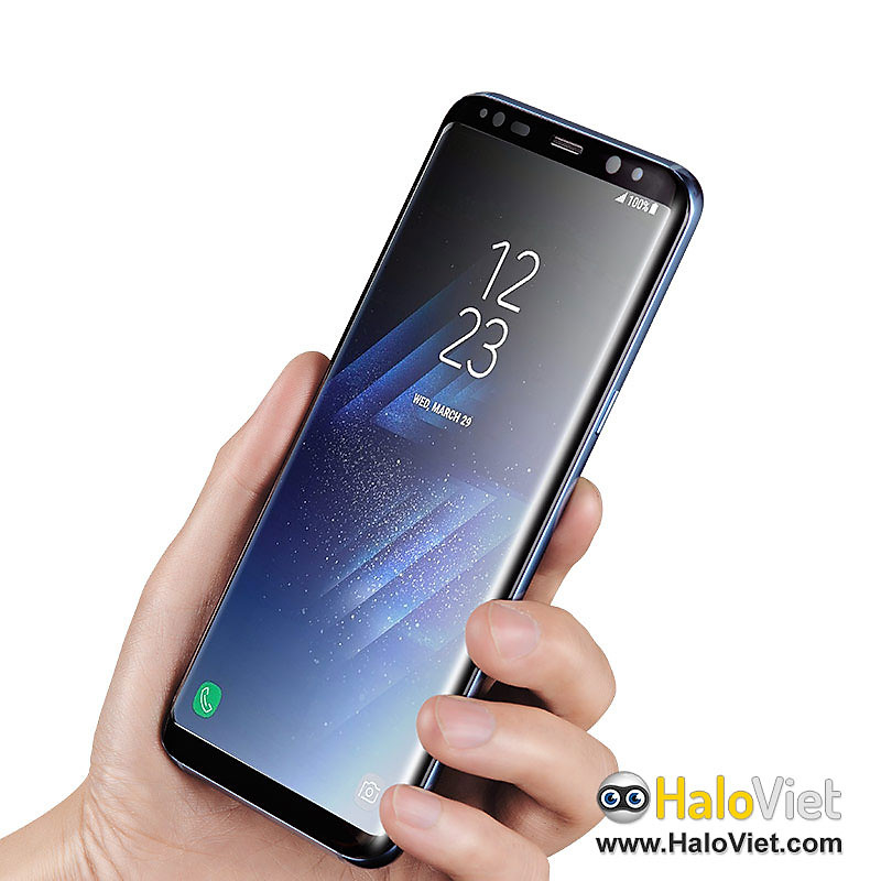 Miếng dán kính cường lực full màn hình cho Samsung Galaxy S7 Edge / S8 / S8 Plus / S9 / S9 Plus / Note 8 / Note 9 chất lượng cao