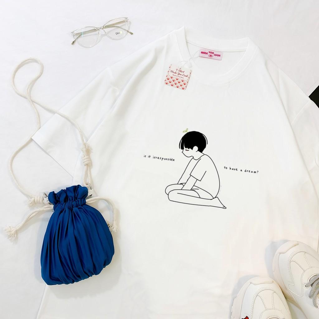 Áo thun tay lỡ Irresponsible  phông Unisex nam nữ tee oversize form rộng pull Ulzzang Streetwear Hàn Quốc vải mềm