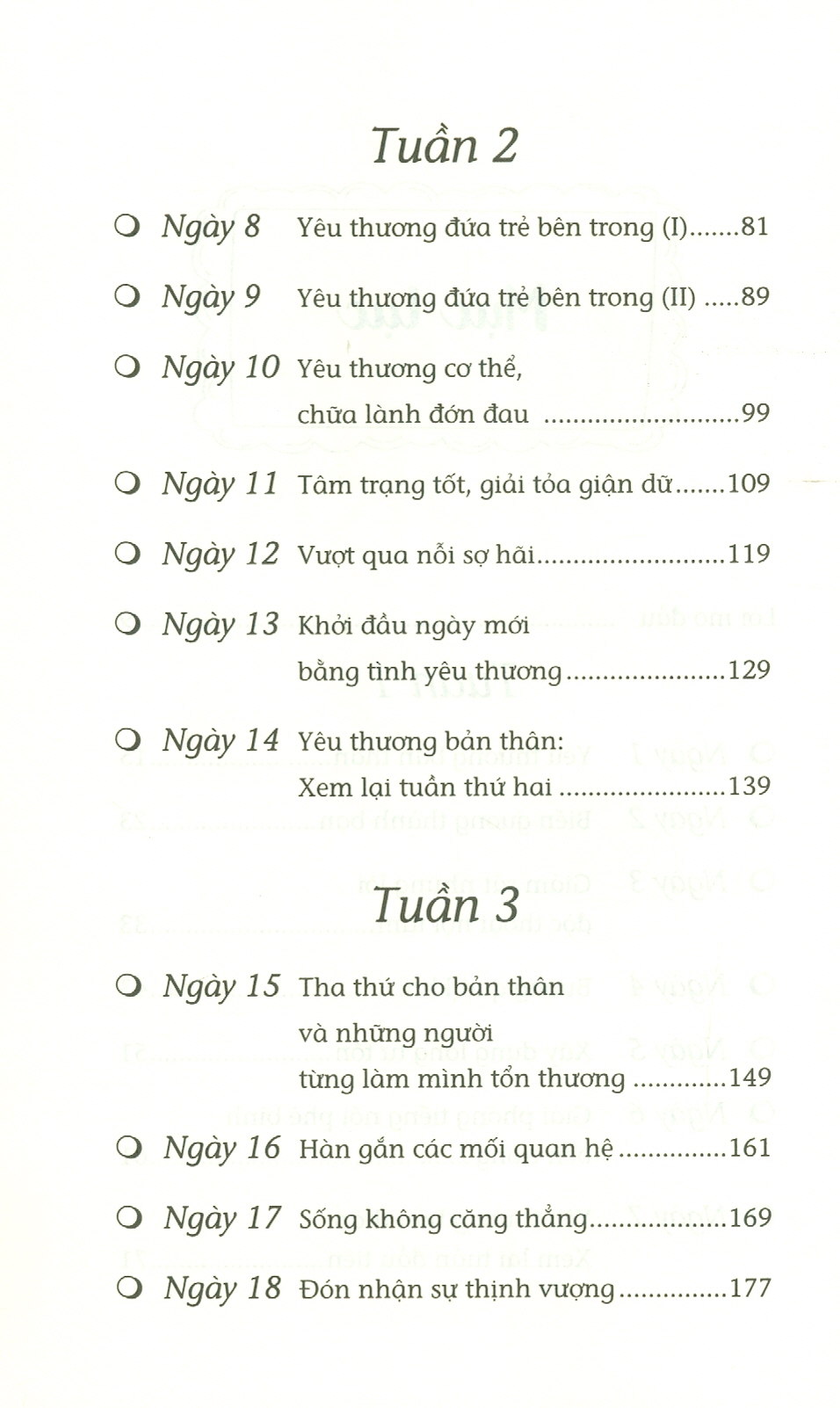 3 Tuần Chữa Lành Cuộc Sống