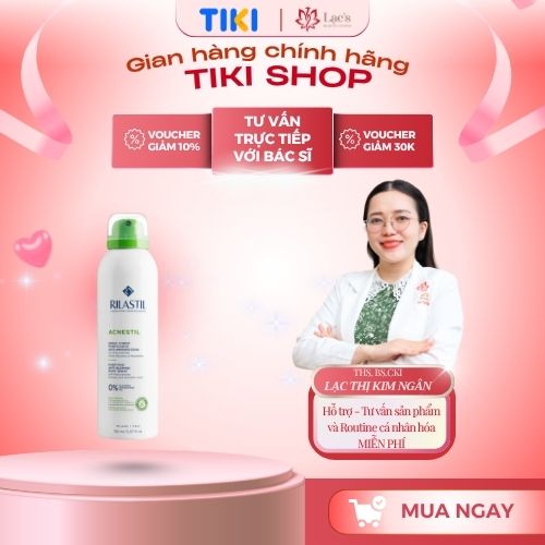 Xịt mụn lưng - RILASTIL ACNESTIL BODY SPRAY 150ML