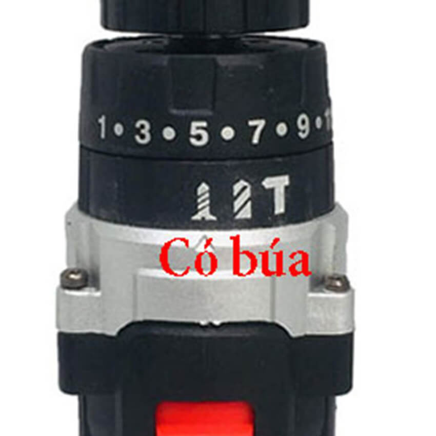 Máy Khoan Pin 21v 3 Chế Độ Có Búa Pin,Hộp Nhựa