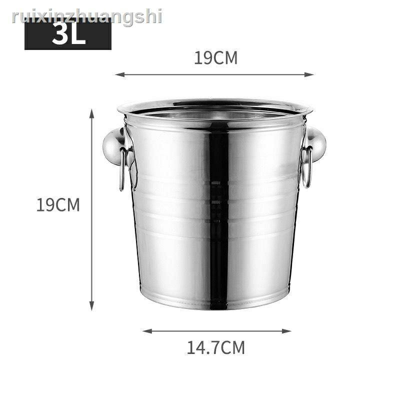 Xô đựng đá bằng inox tặng kèm 1 kẹp gắp đá