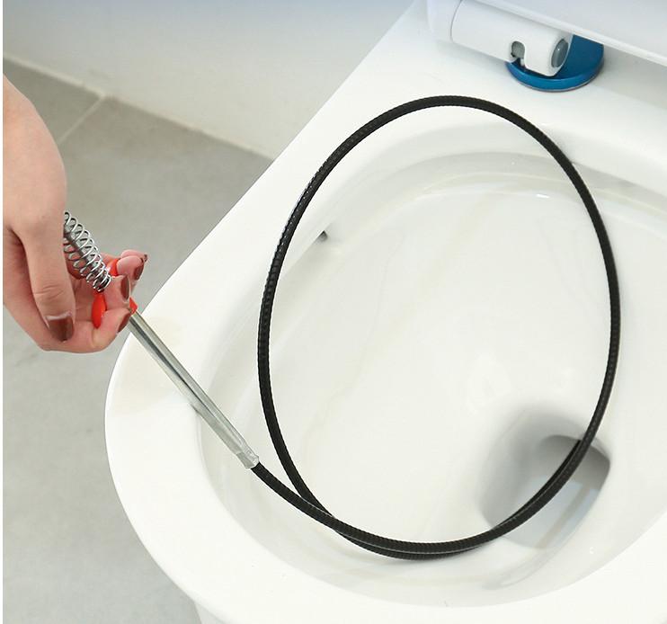 Dây thông cống, dây lấy rác ngăn nghẹt cống, dụng cụ thông cống móc rác lò xò đa năng GD385-DTCong