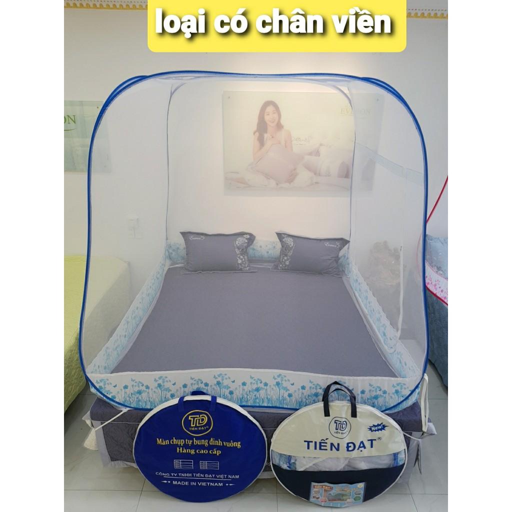 Màn chụp chống muỗi tự bung đỉnh vuông cao cấp