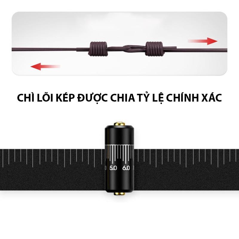 Dây trục quấn săn hàng Xstyle chuyên câu đài câu đơn bọc silicone cao cấp DC-15