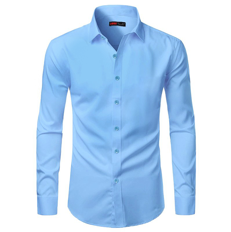 Mua Áo sơ mi nam trơn tay dài cao cấp Lados - 779 chất kate lụa mềm mát, thấm hút mồ hôi - Trắng - XL tại Thời Trang Lados Mua Áo Sơ Mi Nam Trơn Tay Dài Cao Cấp Lados - 779 Chất Kate Lụa Mềm Mát, Thấm Hút Mồ Hôi - Trắng - Xl Tại Thời Trang Lados