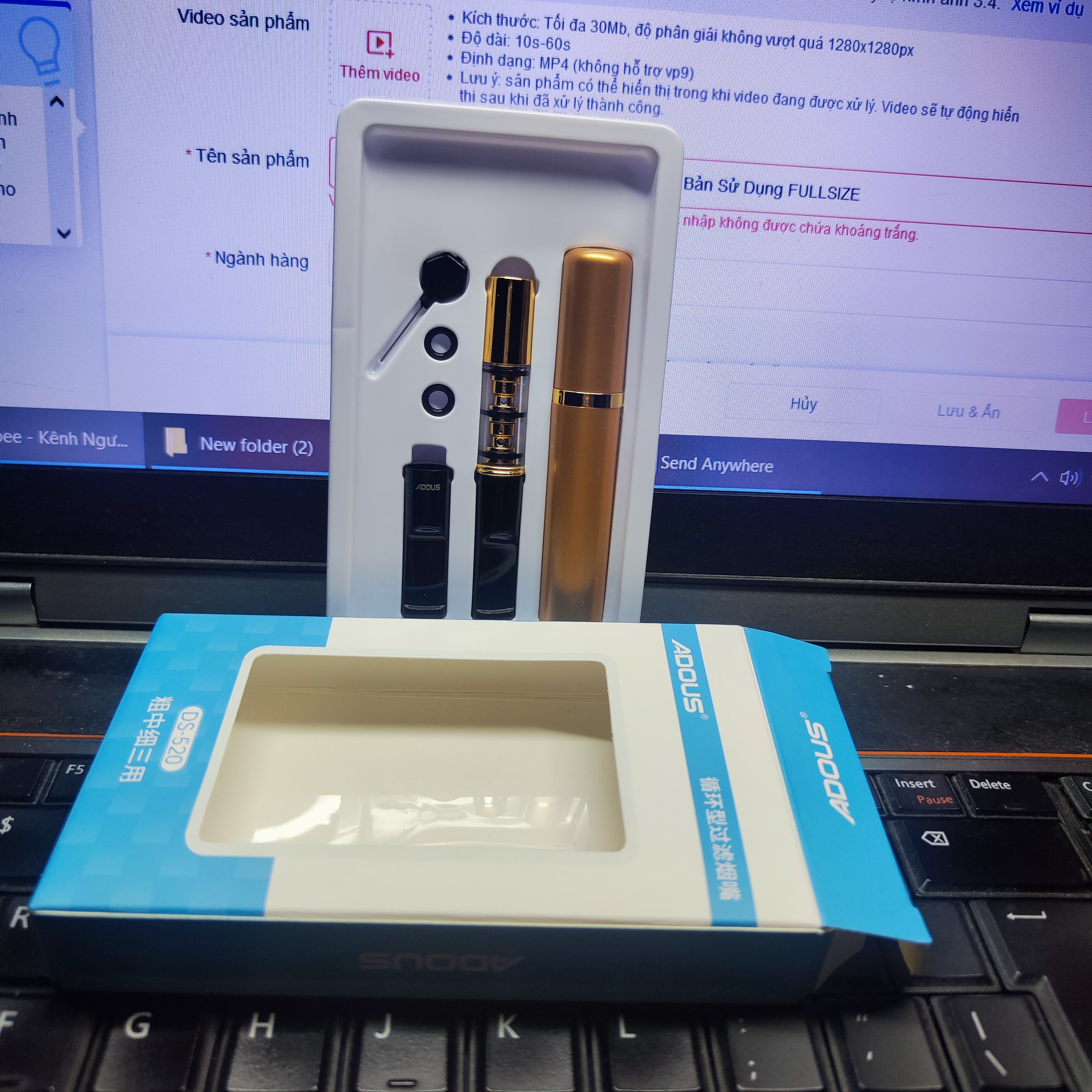 Hộp Đầu Lọc Thuốc L.á Công Nghệ Kép Nhật Bản, Đầu Lọc Đa Năng Dùng Chung Cho Tất Cả Size Lớn &amp; Vừa &amp; Nhỏ. Sử Dụng Nhiều Lần Có Hộp Đựng