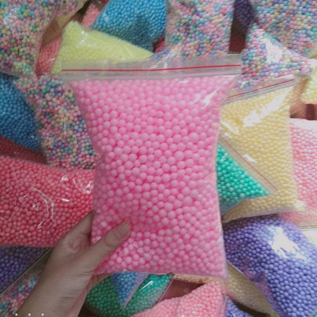 Hạt xốp màu siêu đẹp, hạt tròn, hạt to,màu đẹp