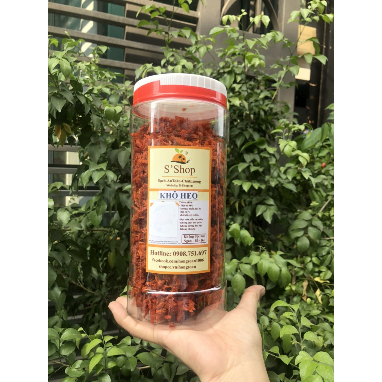 Khô heo sợi cary 500g S'shop