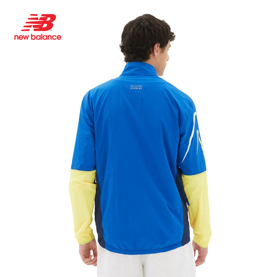 Áo khoác thể thao nam New Balance RUNNING JACKET M COBALT - MJ21265CO (form quốc tế)