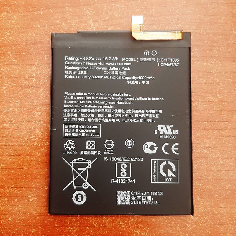 Pin  điện thoại Asus  Zenfone Max M2   ZB633KL   X01AD   X01BD   C11P1805   ZB632KL