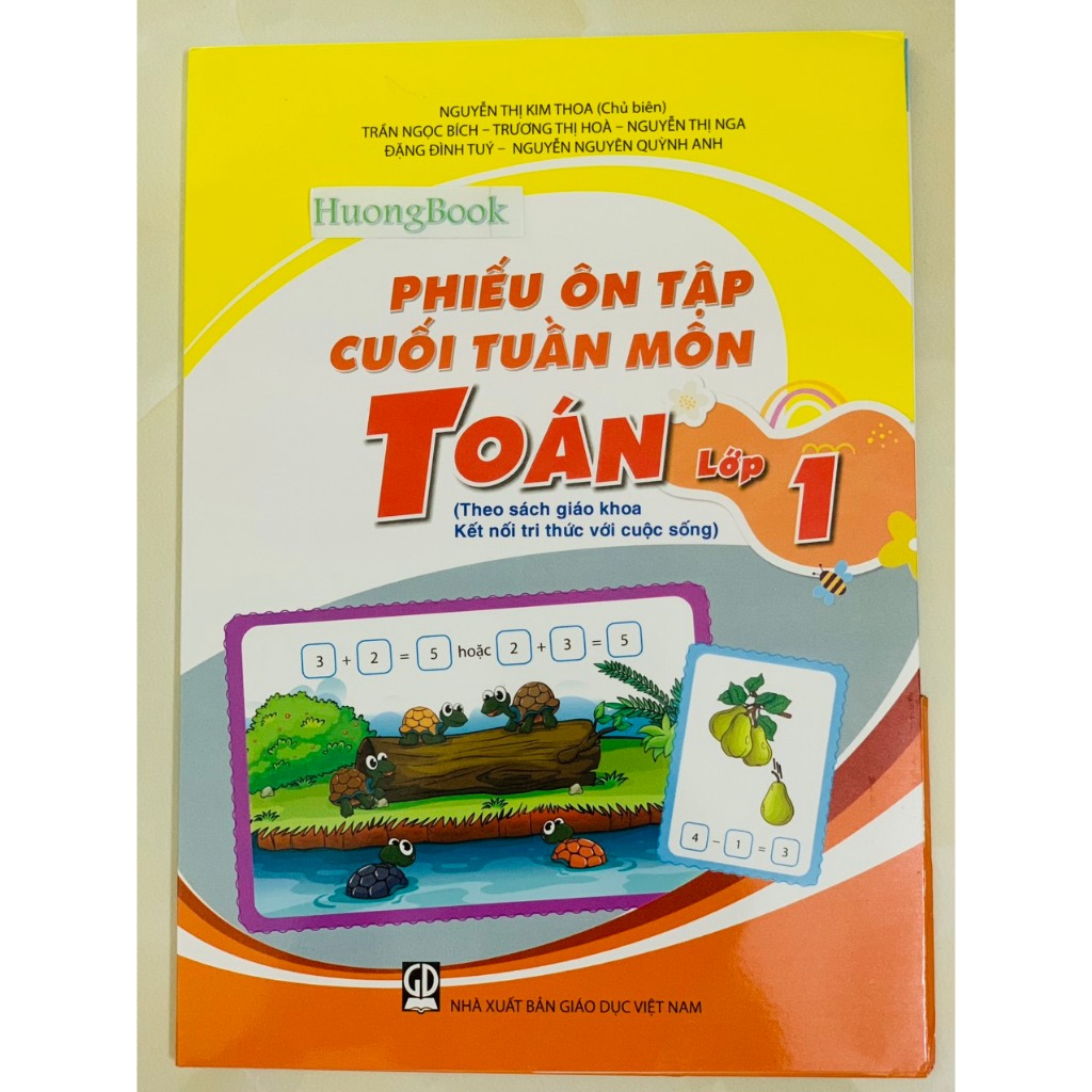 Sách - Phiếu Ôn Tập Cuối Tuần Môn Toán 1 Kết Nối Tri Thức - BT