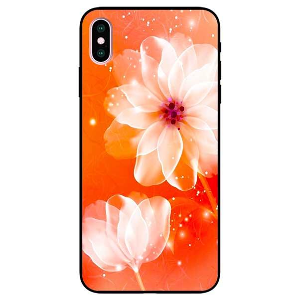 Ốp lưng dành cho iPhone X / Xs / Xs Max / Xr - Hoa Nền Cam