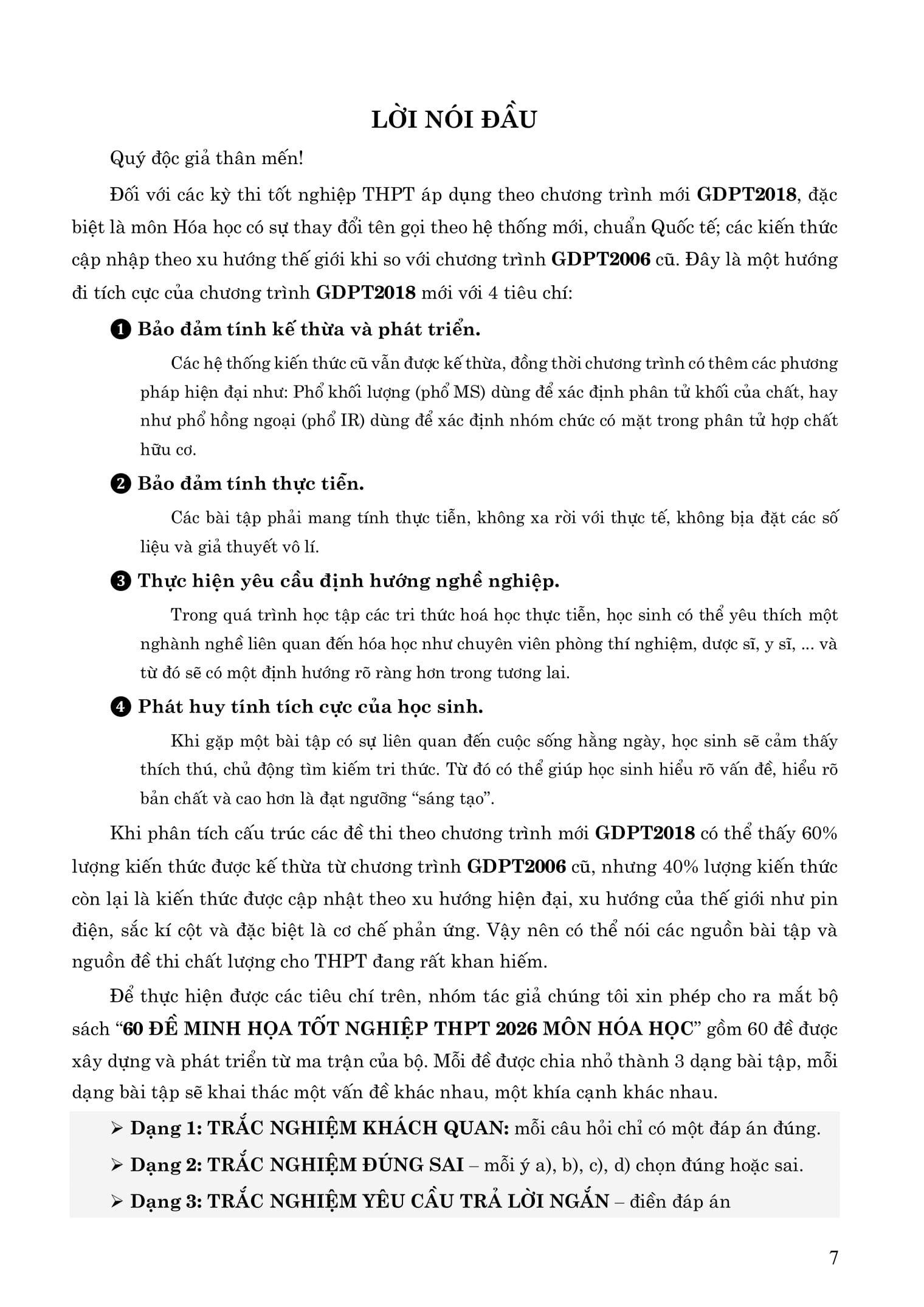 Sách - 60 Đề Minh Họa Tốt Nghiệp THPT 2026 - Môn Hóa Học - ảnh 9