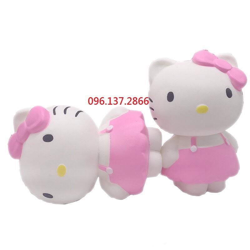 ( hồng ) SQUISHY BÉ MÈO HELLO KITTY HỒNG DỄ THƯƠNG ( nguyenhuyen9916 )