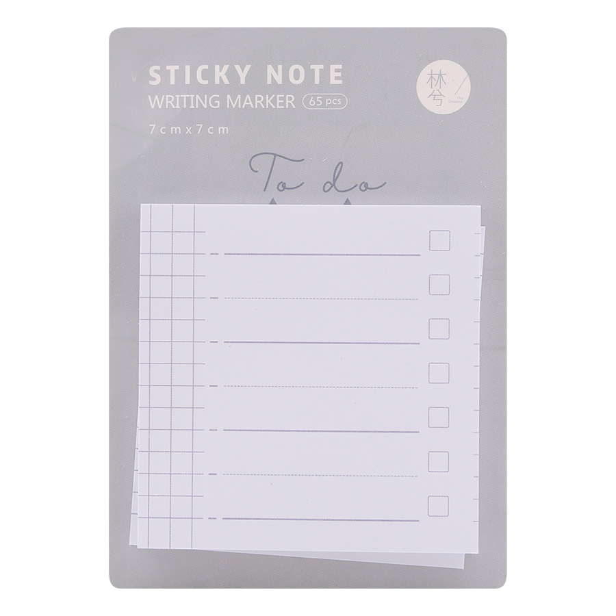 Giấy Note Hình Vuông Kẻ Ngang LB-00063 - To Do