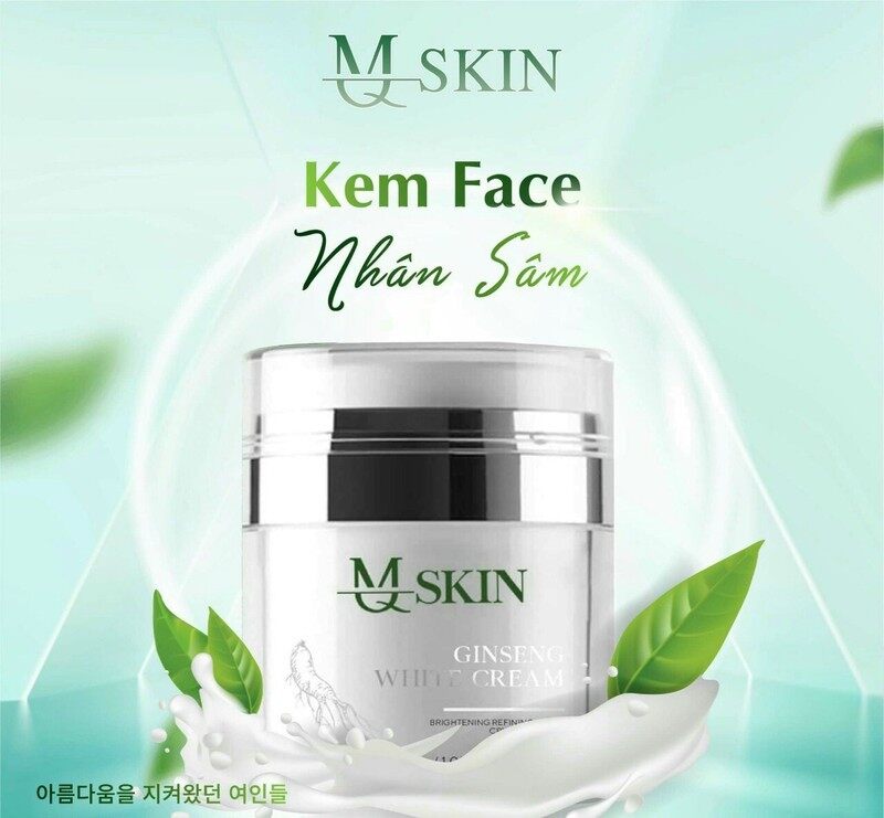 KEM DƯỠNG DA MẶT NHÂN SÂM GINSENG WHITE CREAM