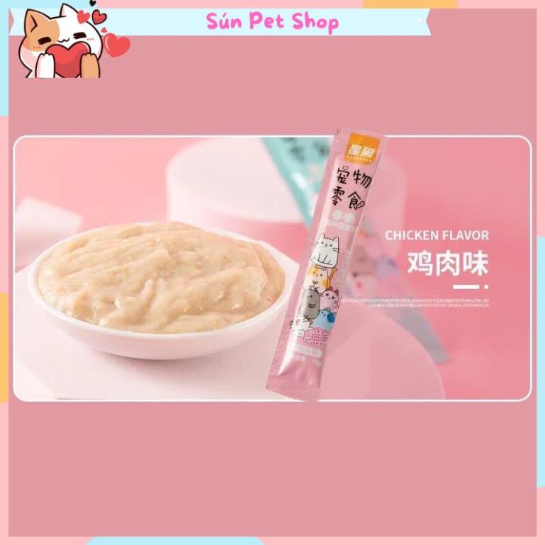 Súp thưởng cho mèo nhiều loại Shizuka | Ciao | Cat Food | Pet Snacks | Masti (15gr)