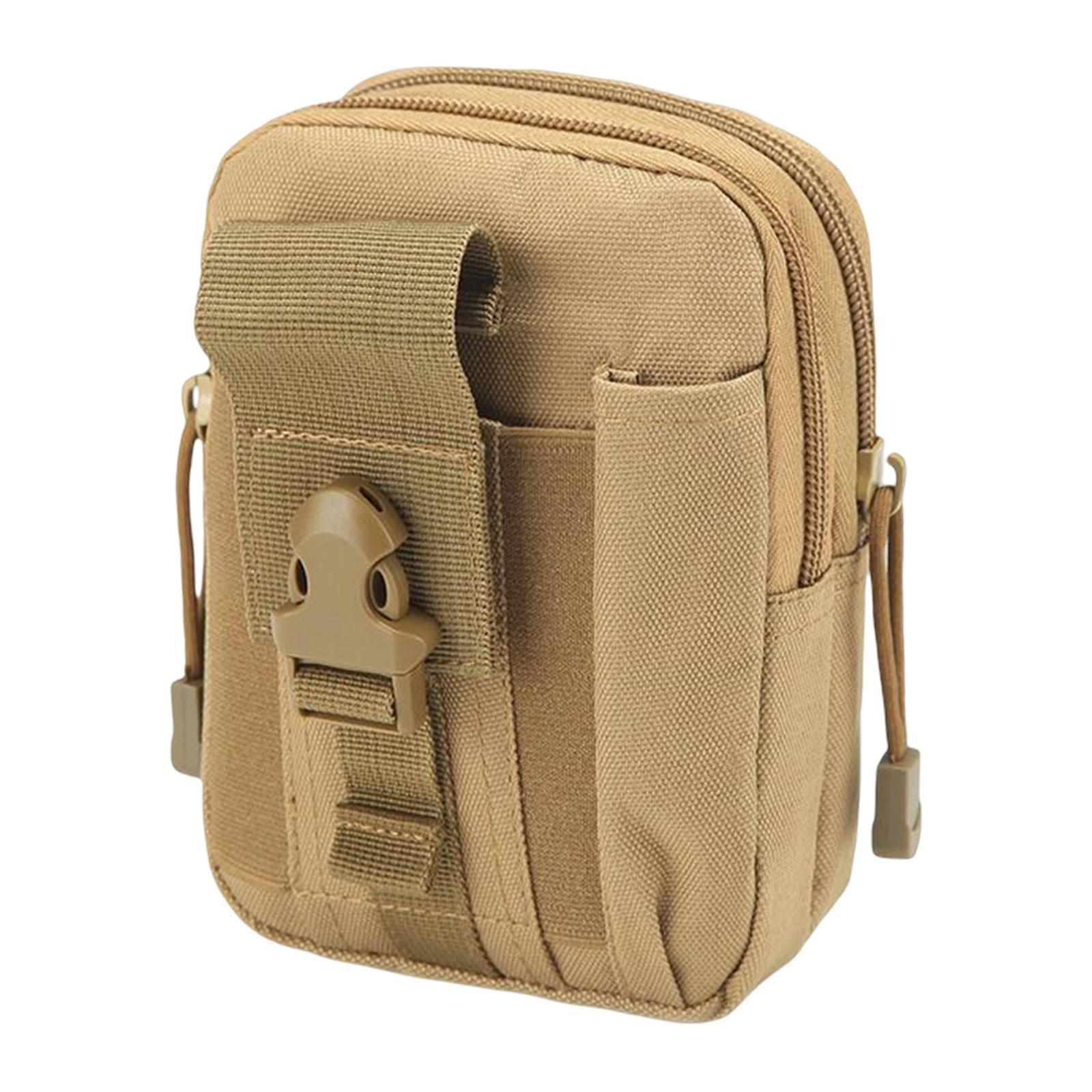 Portable Waist Zipper Purse Gear Organizer Bag Multi Functional Pouch Accessories Nylon for Hunting