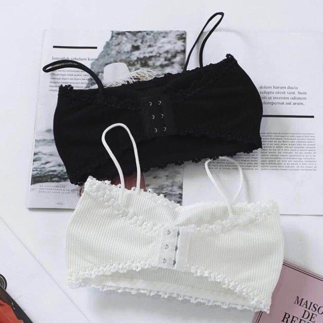 Áo bra cotton hai dây