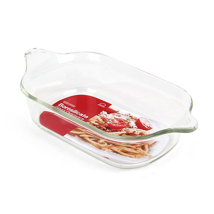 Đĩa Thủy Tinh Chịu Nhiệt Lock&amp;Lock Glass Ovenware Chicken 2.12L - LLG582