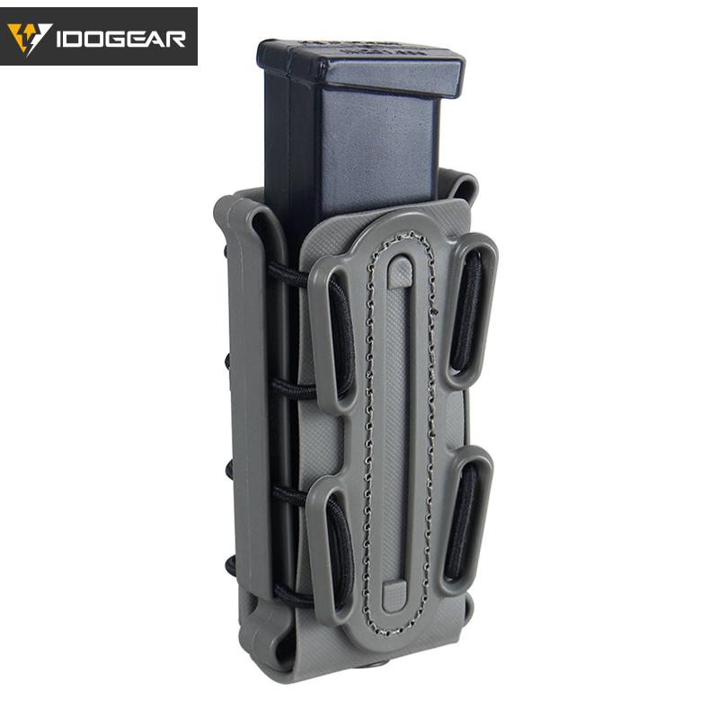 Idogear US ARMY MAGAZINE POUCHES MIMY FASTMAG VILT CLIP nhựa Molle Pouch Túi 9mm Softshell G-Code Súng Mag Carrier cao