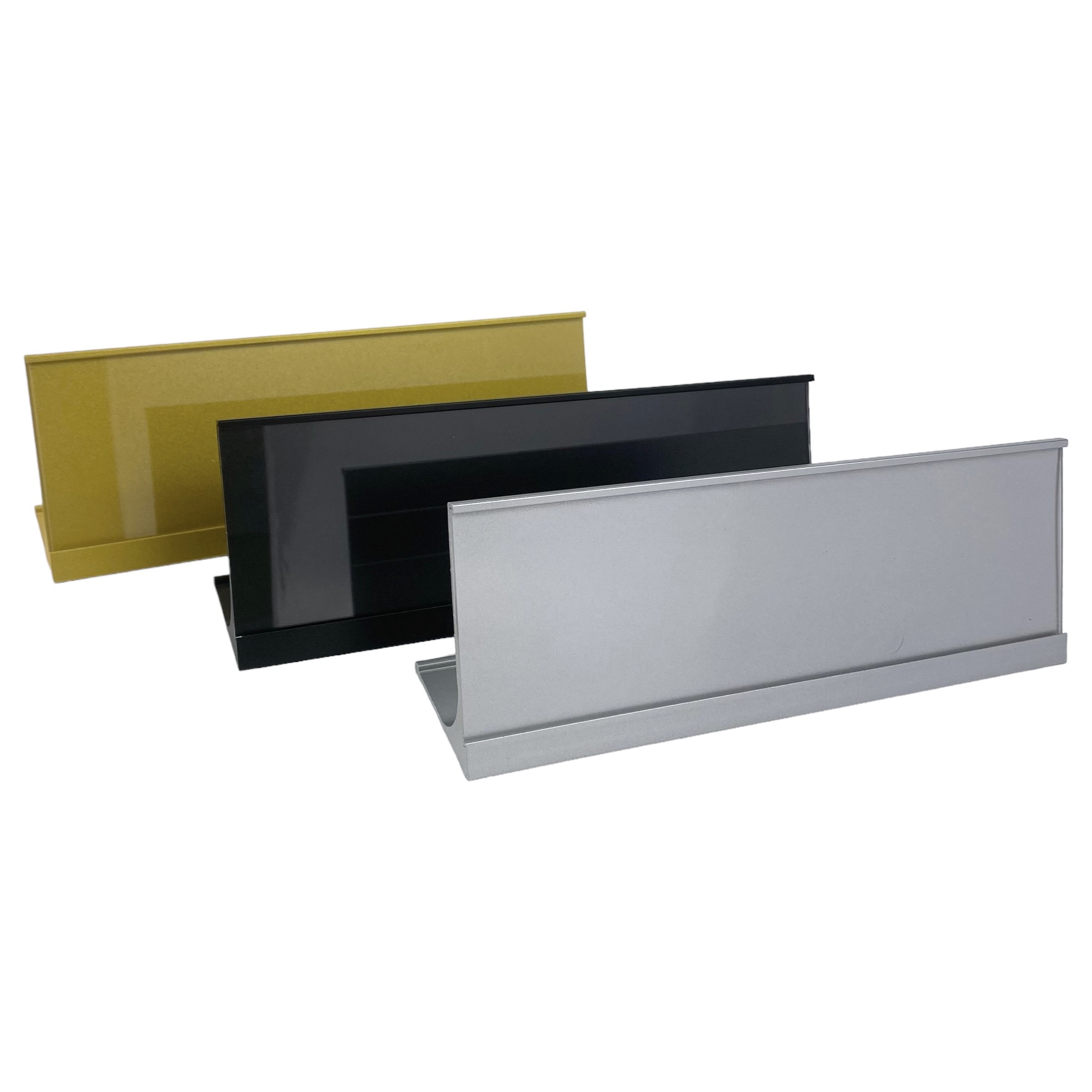 Bảng thông tin để bàn nhôm Enter AL33 240x75mm, Biển chức danh, Bảng tên để bàn, Kệ chức vụ