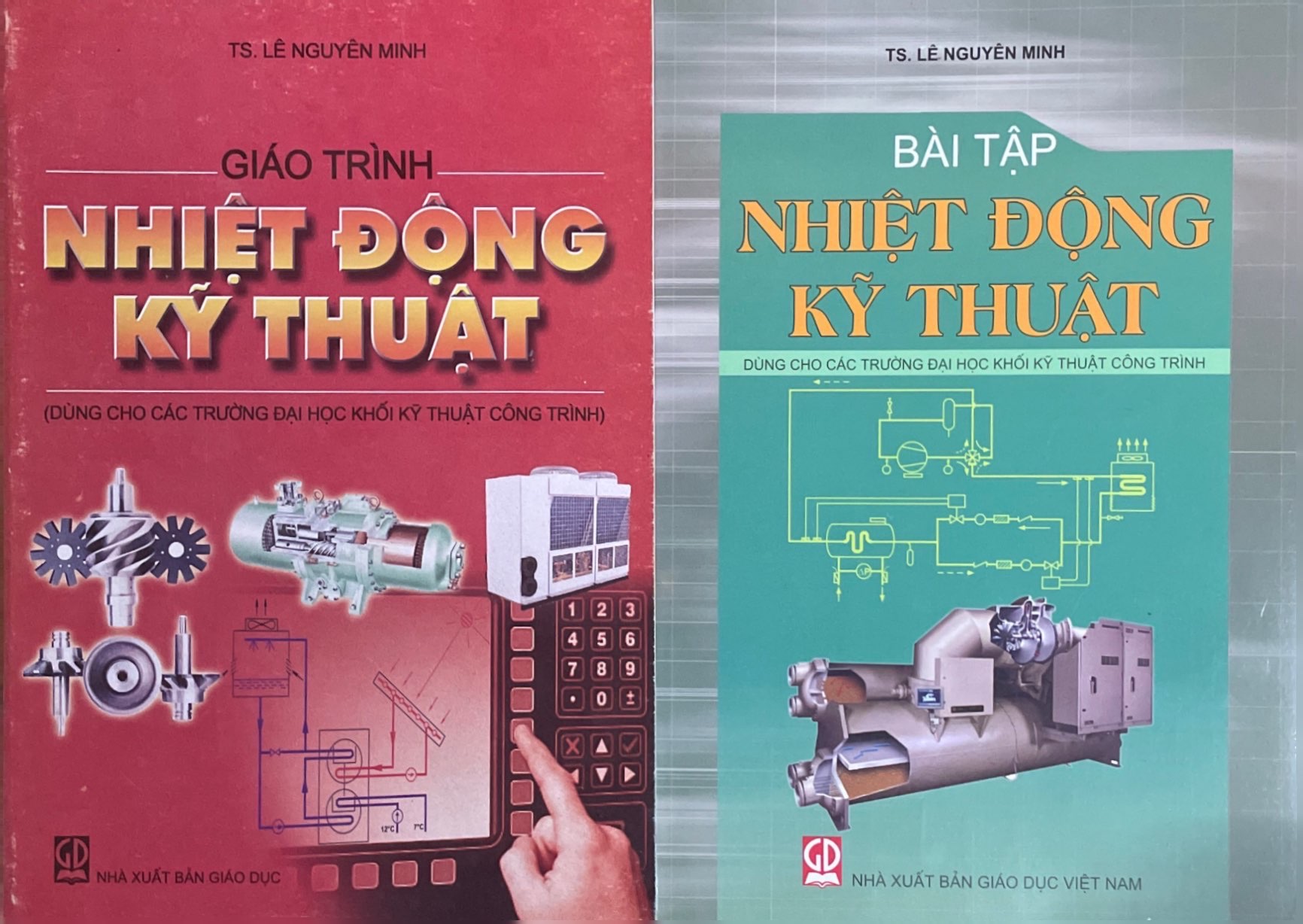 Combo 2 cuốn Giáo trình Nhiệt động học Kỹ thuật + Bài tập