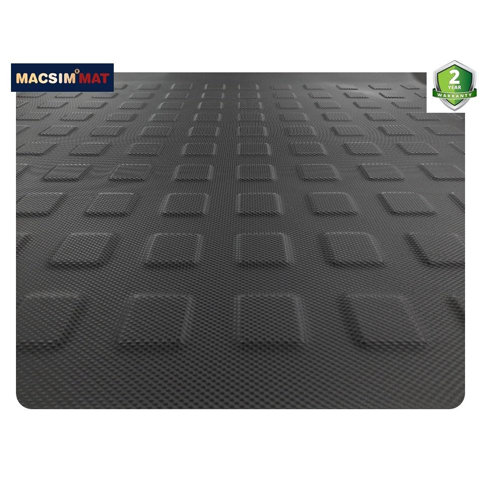 Thảm lót cốp xe ô tô Audi Q5 2018 - nay nhãn hiệu Macsim chất liệu TPV cao cấp màu đen(513)