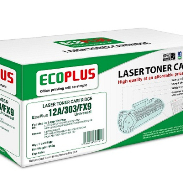 Mực in laser EcoPlus 12A/303/FX9 Universal (Hàng chính hãng)