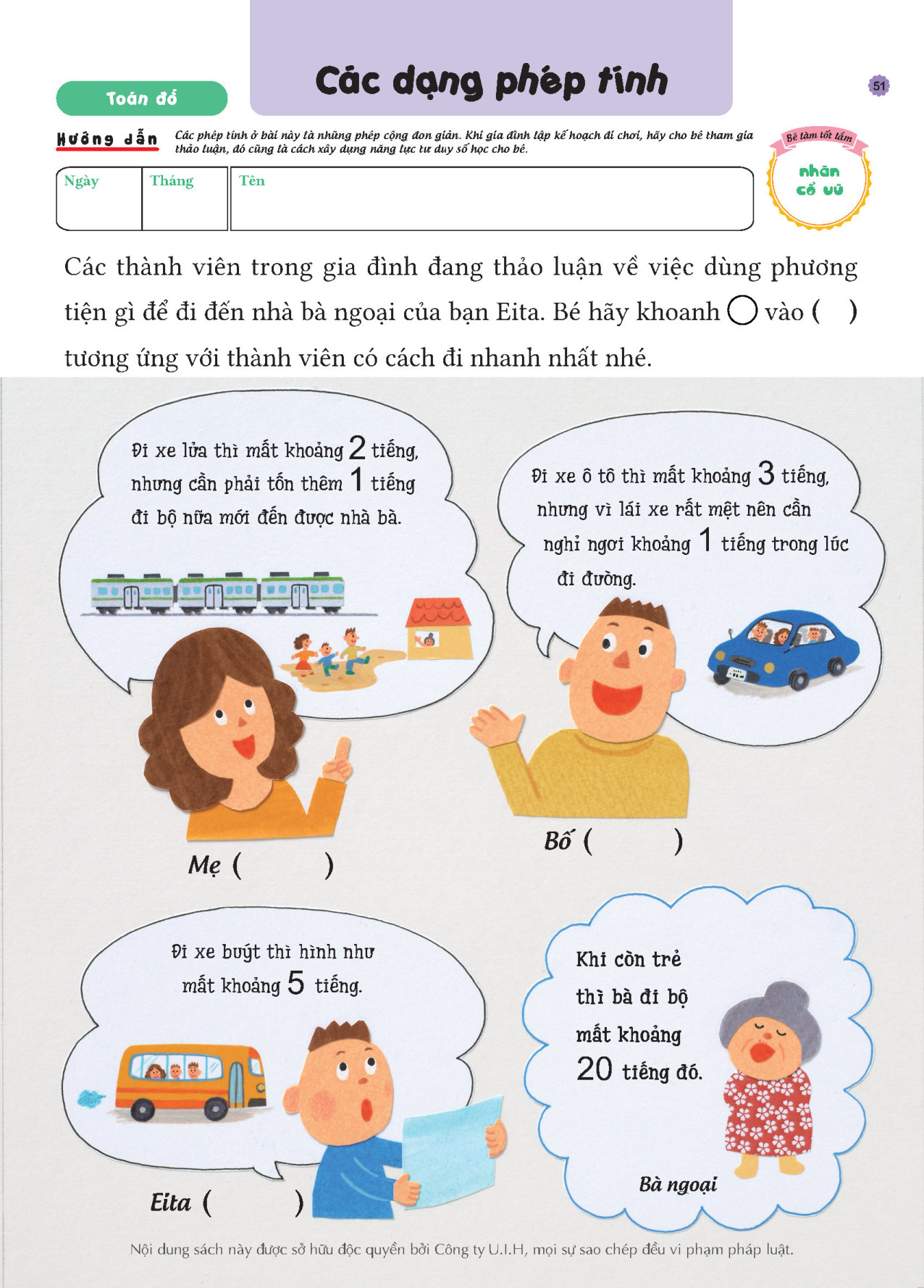 SÁCH THIẾU NHI CHO TRẺ 6-7 TUỔI_TOÁN HỌC_Phép cộng, phép trừ nâng cao