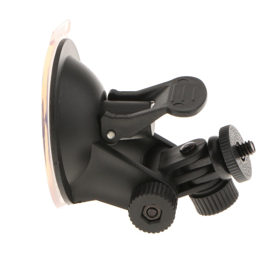 360 Degrees Rotation Suction Cup Mount+Tripod Adapter Screw for