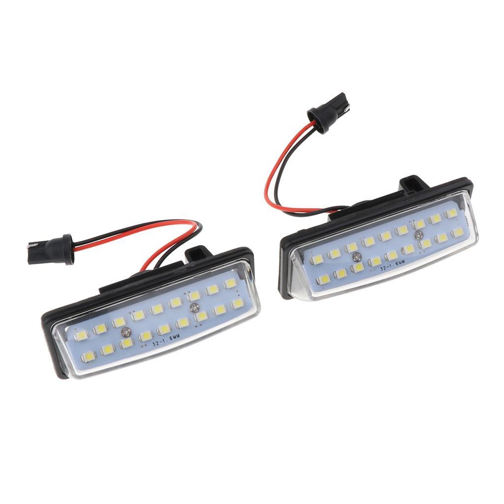2 Pack Truck LED Tail Lamp Rear Number Light Bulbs for