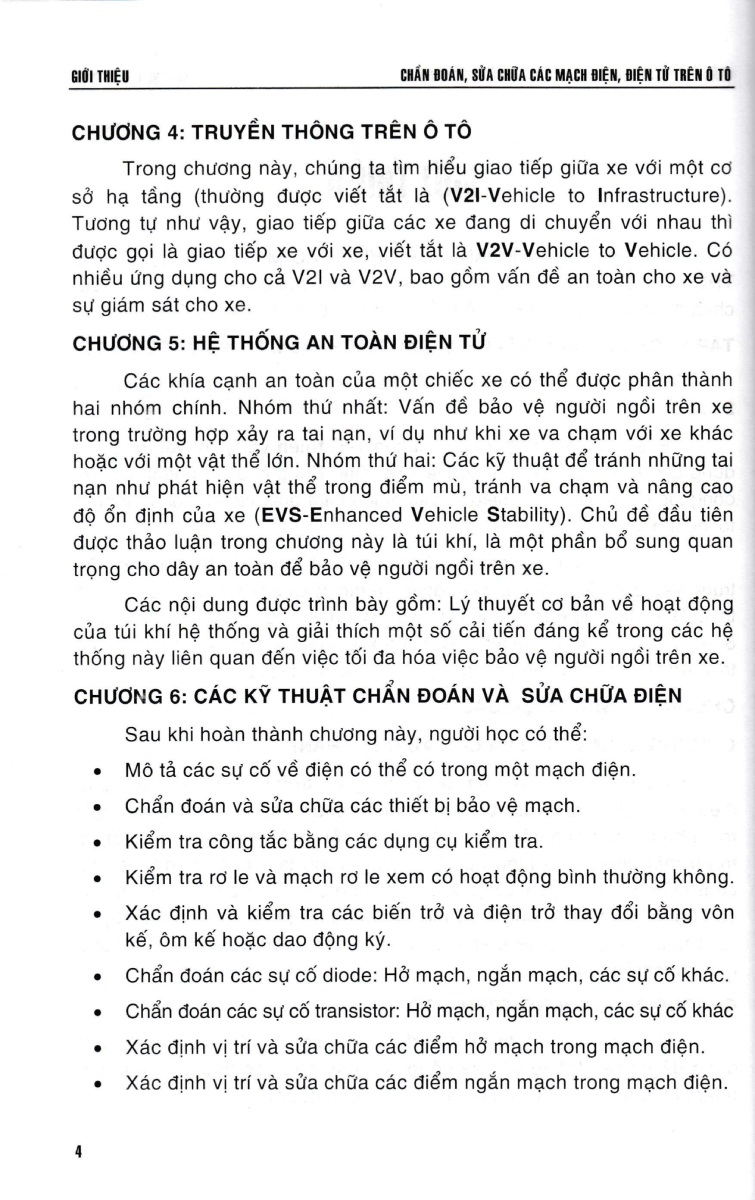 Chẩn Đoán, Sửa Chữa Các Mạch Điện, Điện Tử Trên Ô Tô