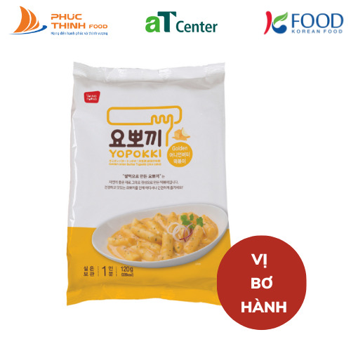 Bánh gạo Hàn Quốc YOPOKKI xốt Bơ hành gói 240g