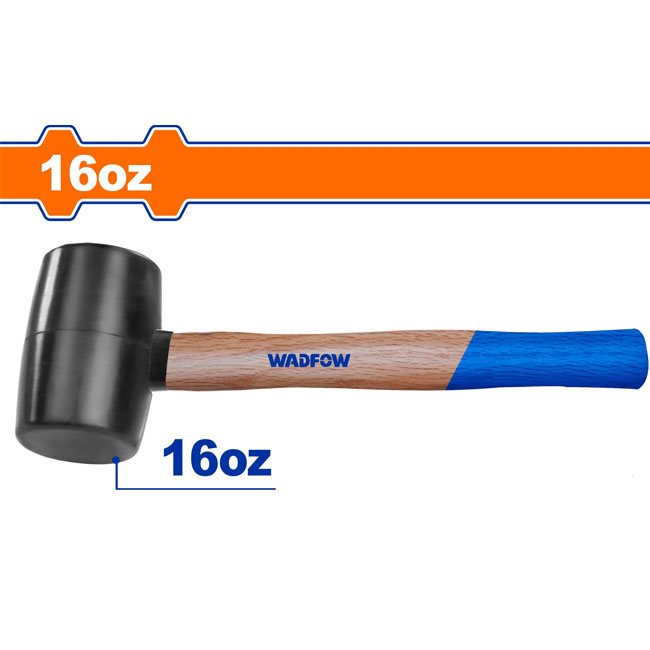 [CHÍNH HÃNG] Búa tạ cao su đen 450g WMB7302 WADFOW