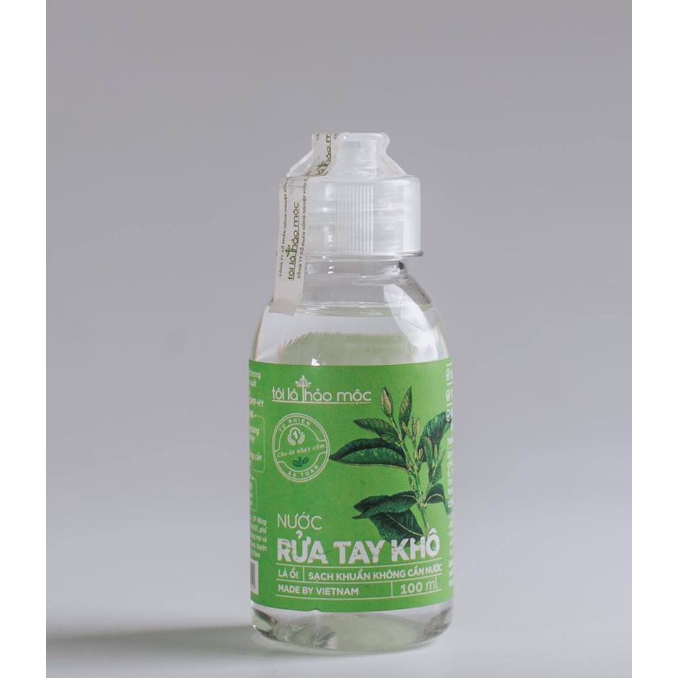 [Nước Rửa Tay Khô Ngăn Ngừa Khuẩn 99% hoàn toàn Thiên Nhiên 99%] Chiết Xuất Lá Ổi 100ml