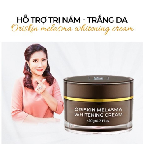 [Mua 1 tặng 1] Kem Nám Tàn Nhang Oriskin Melasma & Whitening Cream Làm Mờ Nám Tàn Nhang Lâu Năm, Tặng Kèm Băng Đô Thời Trang Ngẫu Nhiên