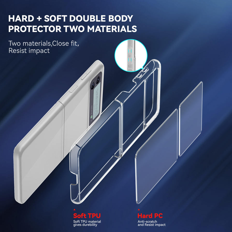 Ốp lưng chống sốc trong suốt cho Samsung Galaxy Z Flip 3 Likgus Crashproof giúp chống chịu mọi va đập - hàng nhập khẩu