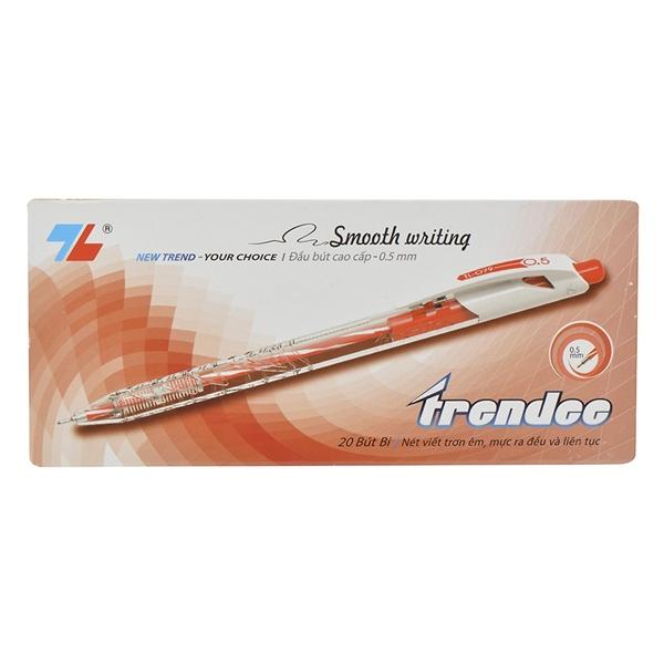 Hộp 20 Bút Bi 0.5 mm Treeden - Thiên Long TL-079 - Mực Đỏ