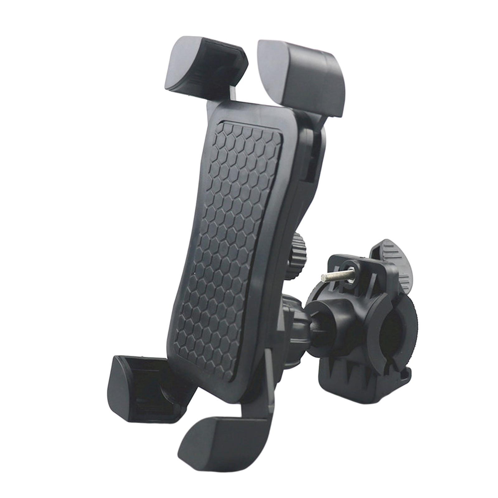 Motorcycle Handlebar Phone Holder Adjustable Red