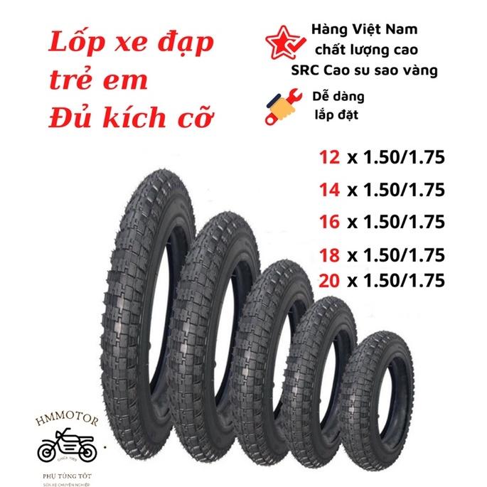 Lốp Xe Đạp Trẻ Em Đủ Kích Cỡ 12 14 16 18 20 đủ kích cỡ