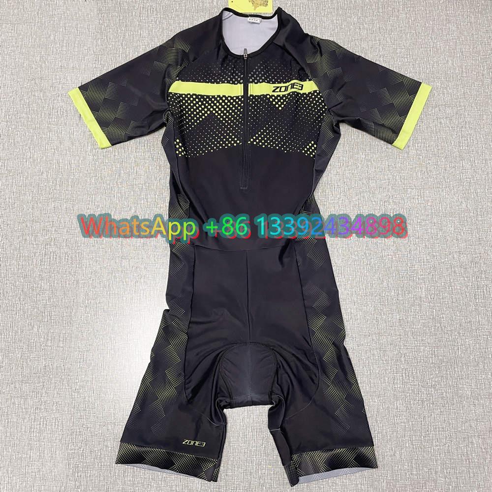 Zone3 Đàn ông đua xe đạp đua ngắn tay áo bơi chuyên nghiệp xe đạp xe đạp xe đạp quần áo xe đạp xe đạp ba môn phối hợp Color: 8 Size: XXS