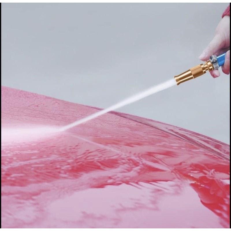 Rửa xe tưới cây Bộ dây và vòi xịt tăng áp lực nước 300% loại 25m cút đồng,nối đồng 206587