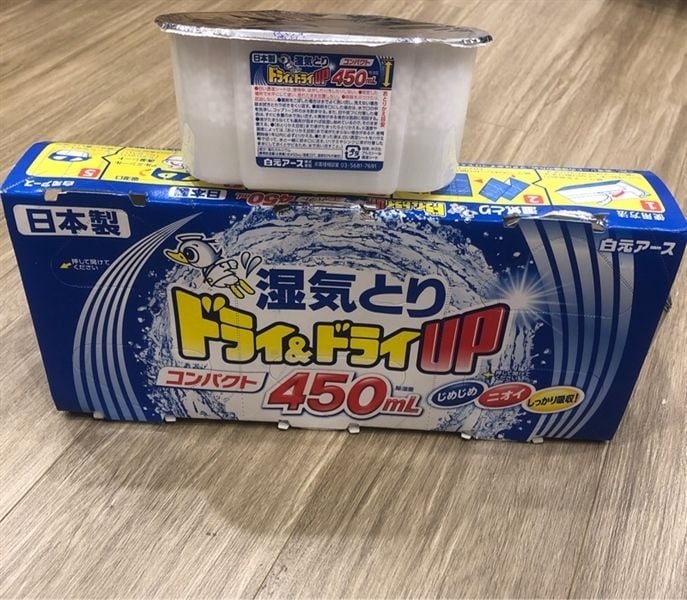 Set 03 hộp hút ẩm khử mùi Hakugen Earth Dry &amp; Dry Up - Made in Japan